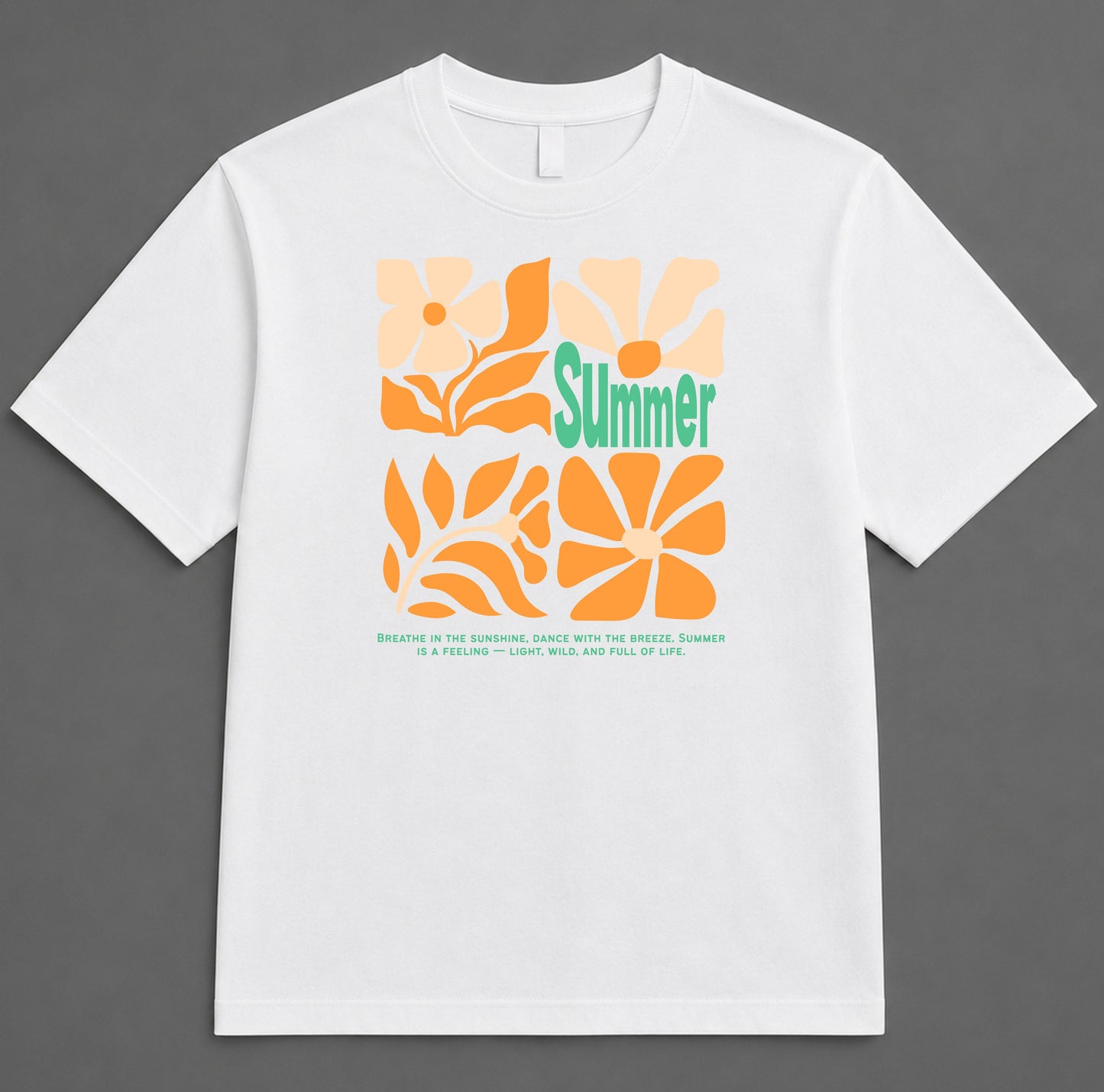 T-shirt Summer with Flowers
