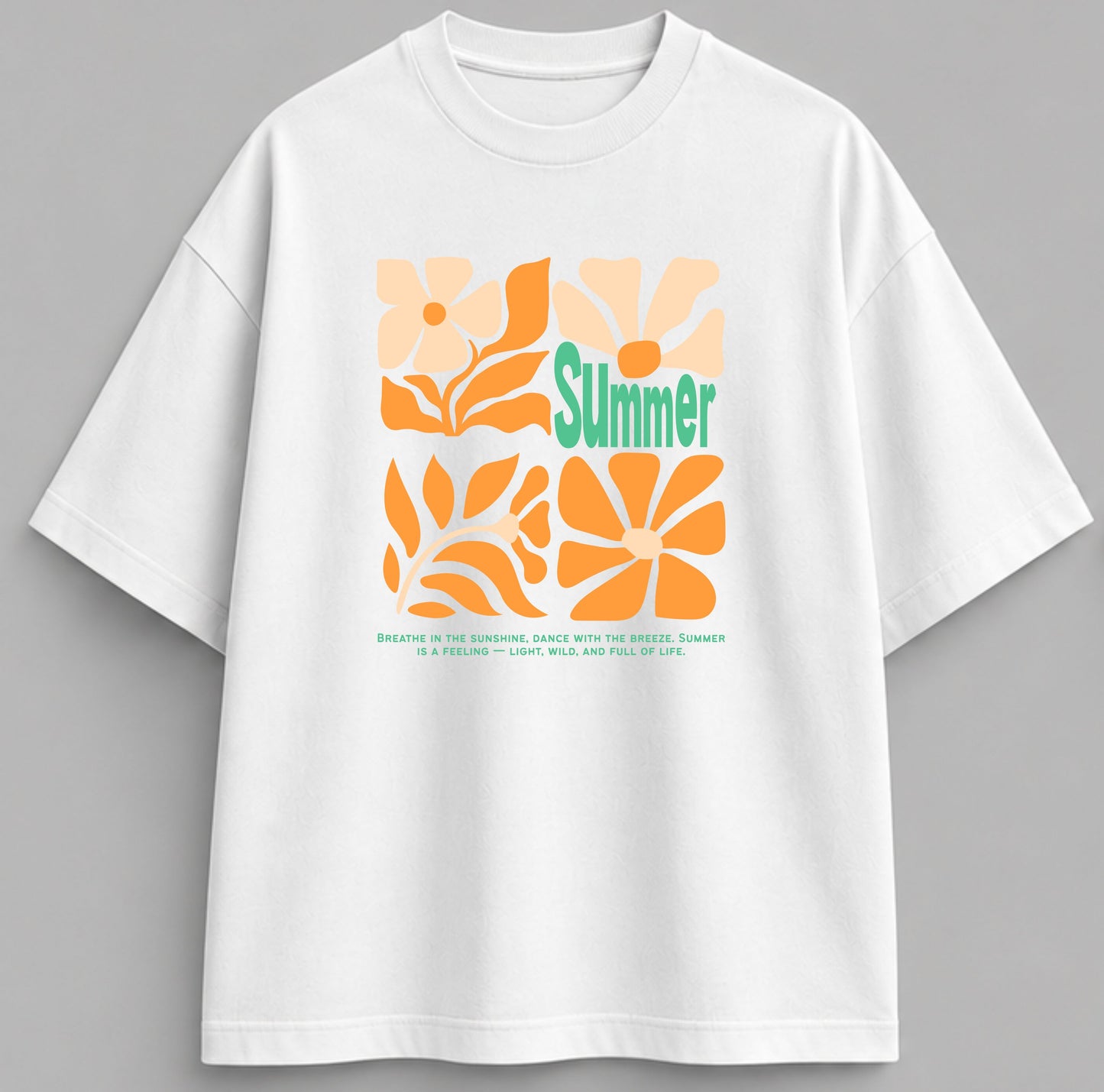 T-shirt Summer with Flowers
