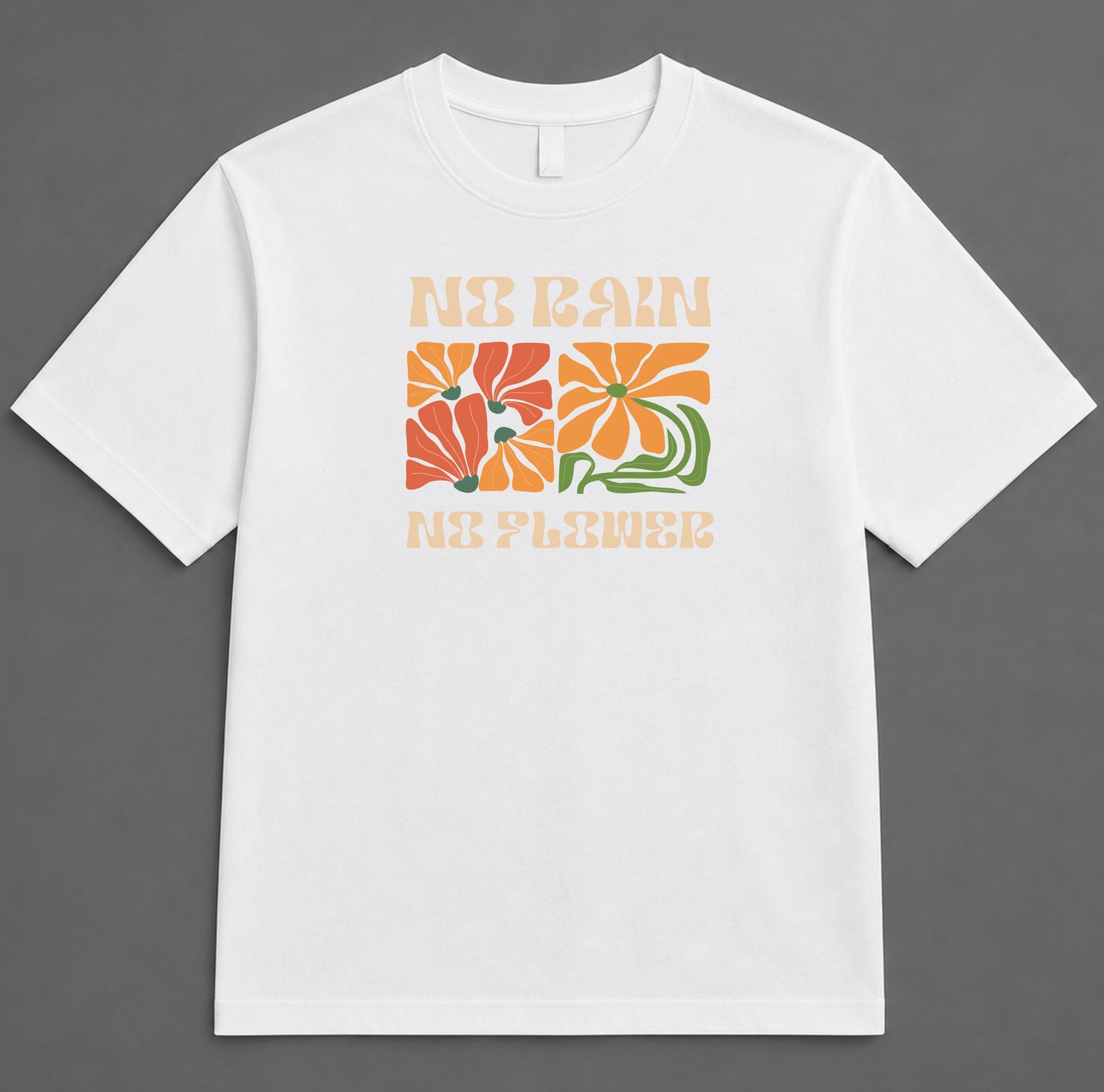 T-shirt Rain & Flowers