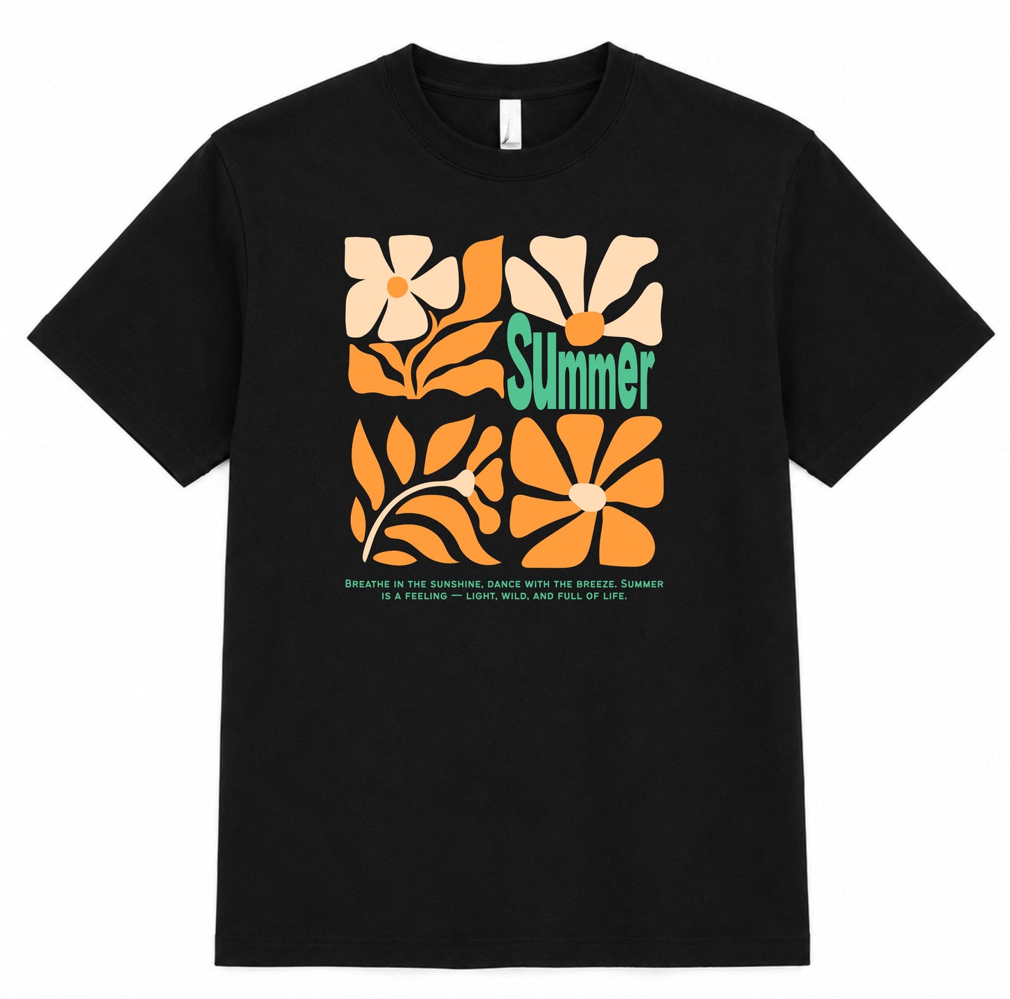 T-shirt Summer with Flowers