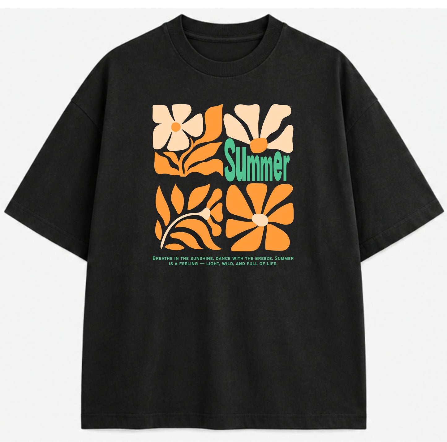 T-shirt Summer with Flowers