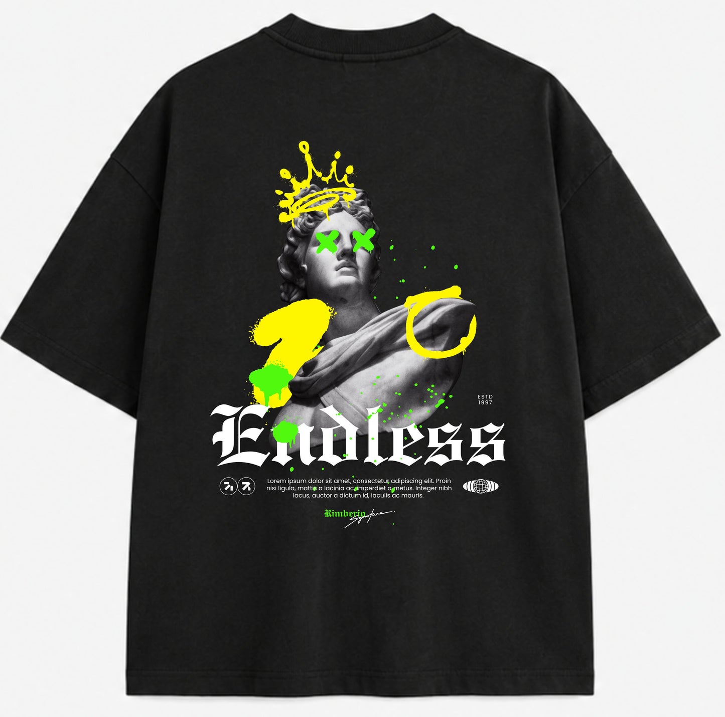 T-shirt oversize Endless