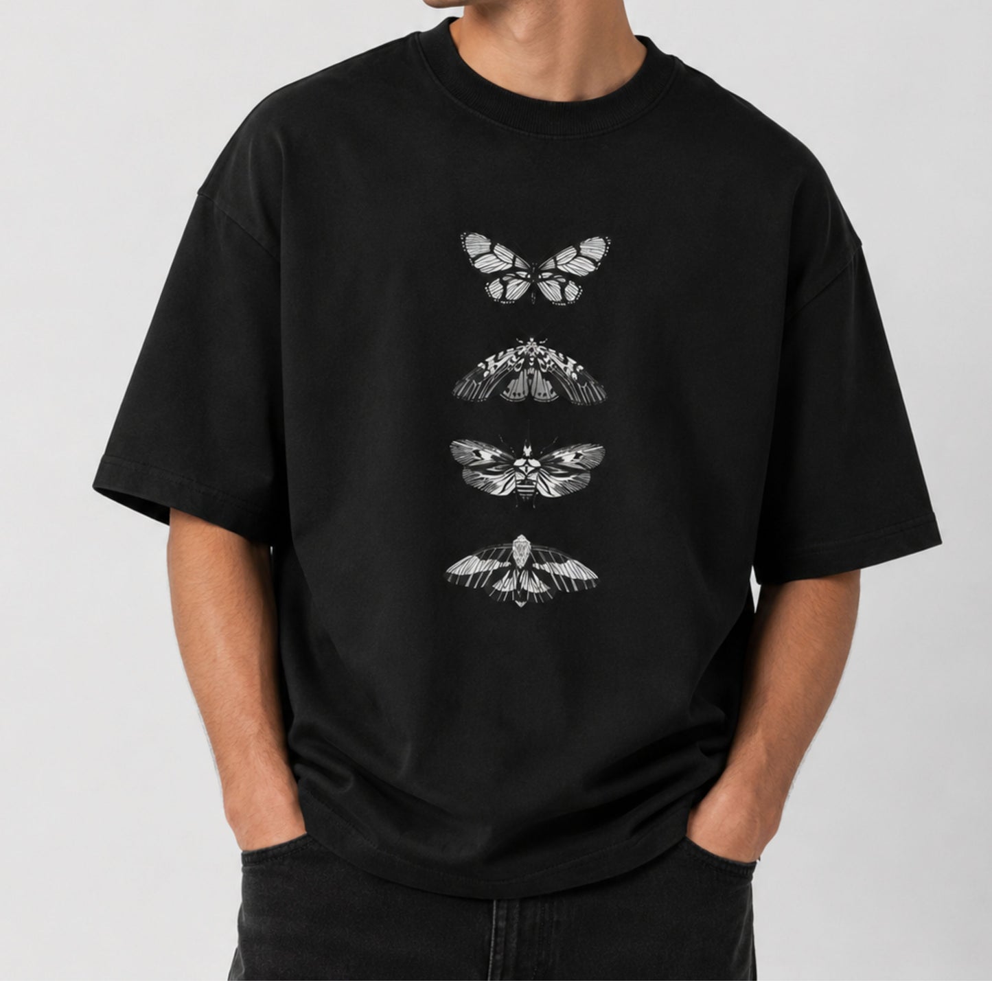 T-shirt oversize Butterfly