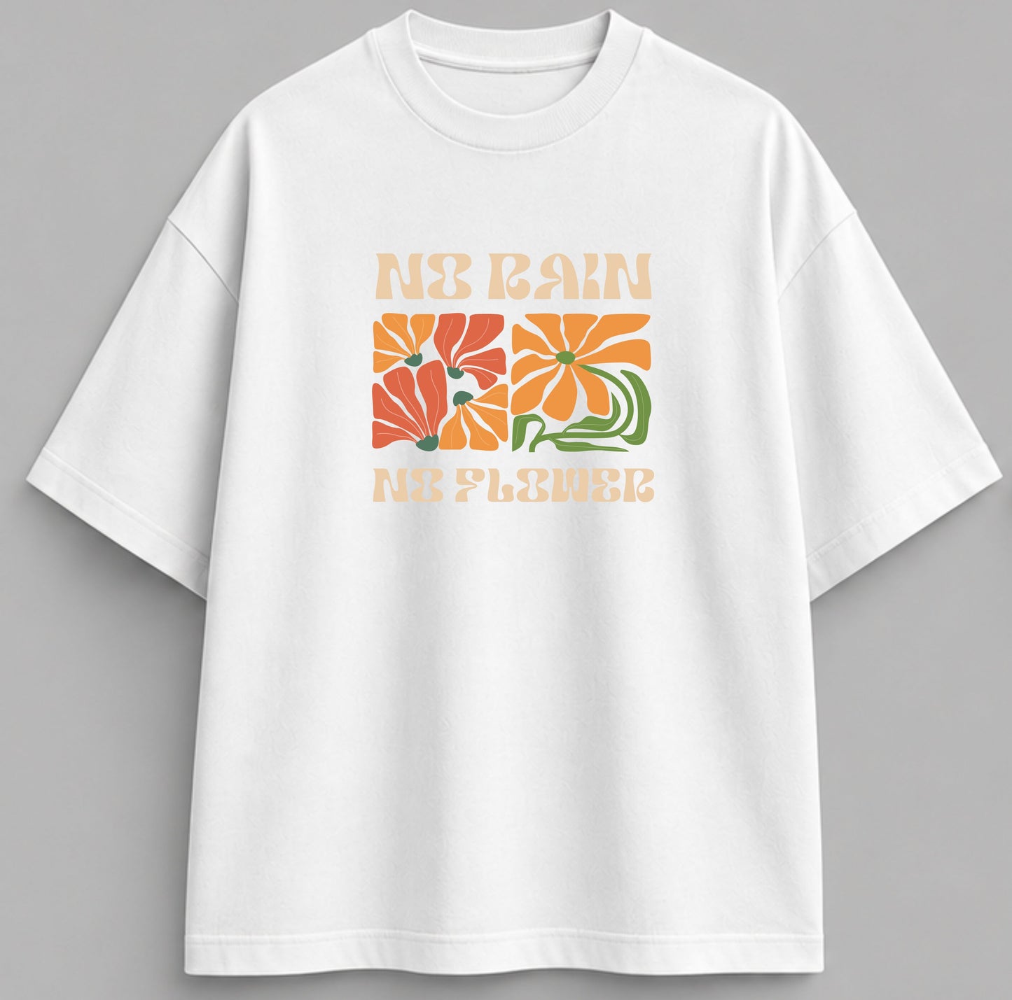 T-shirt Rain & Flowers