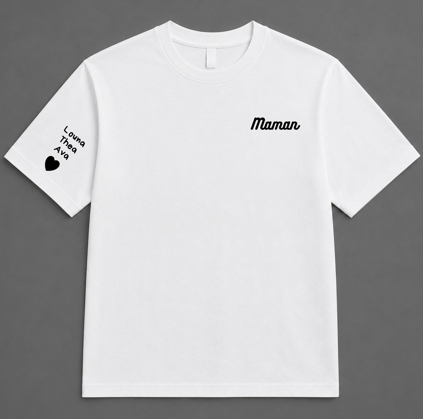 T-shirt Maman Personnalisable