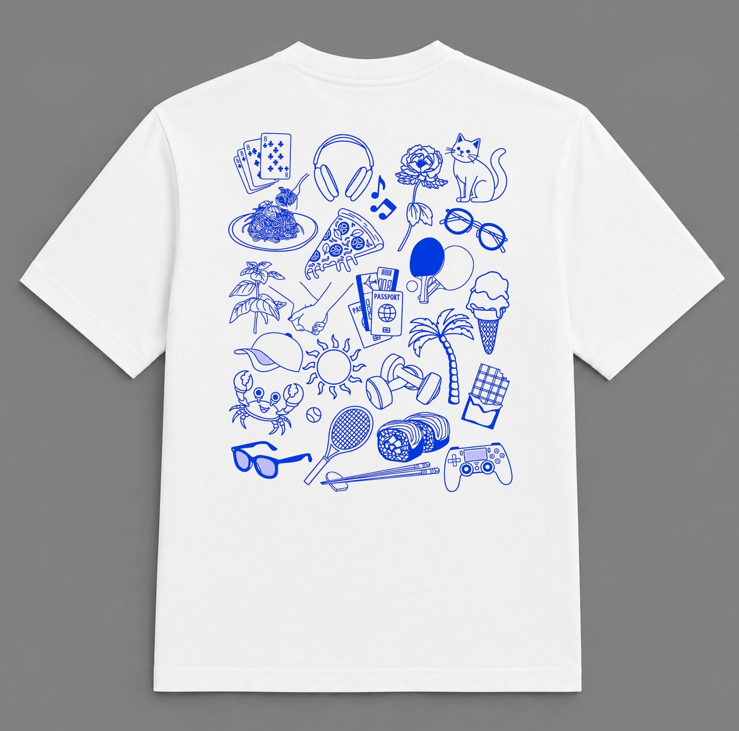 T-shirt Doodle Graphic – Coupe Basic & Oversize
