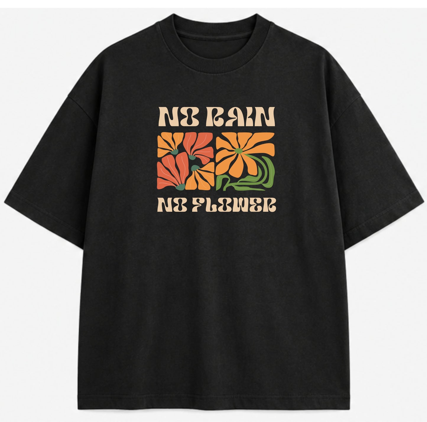 T-shirt Rain & Flowers