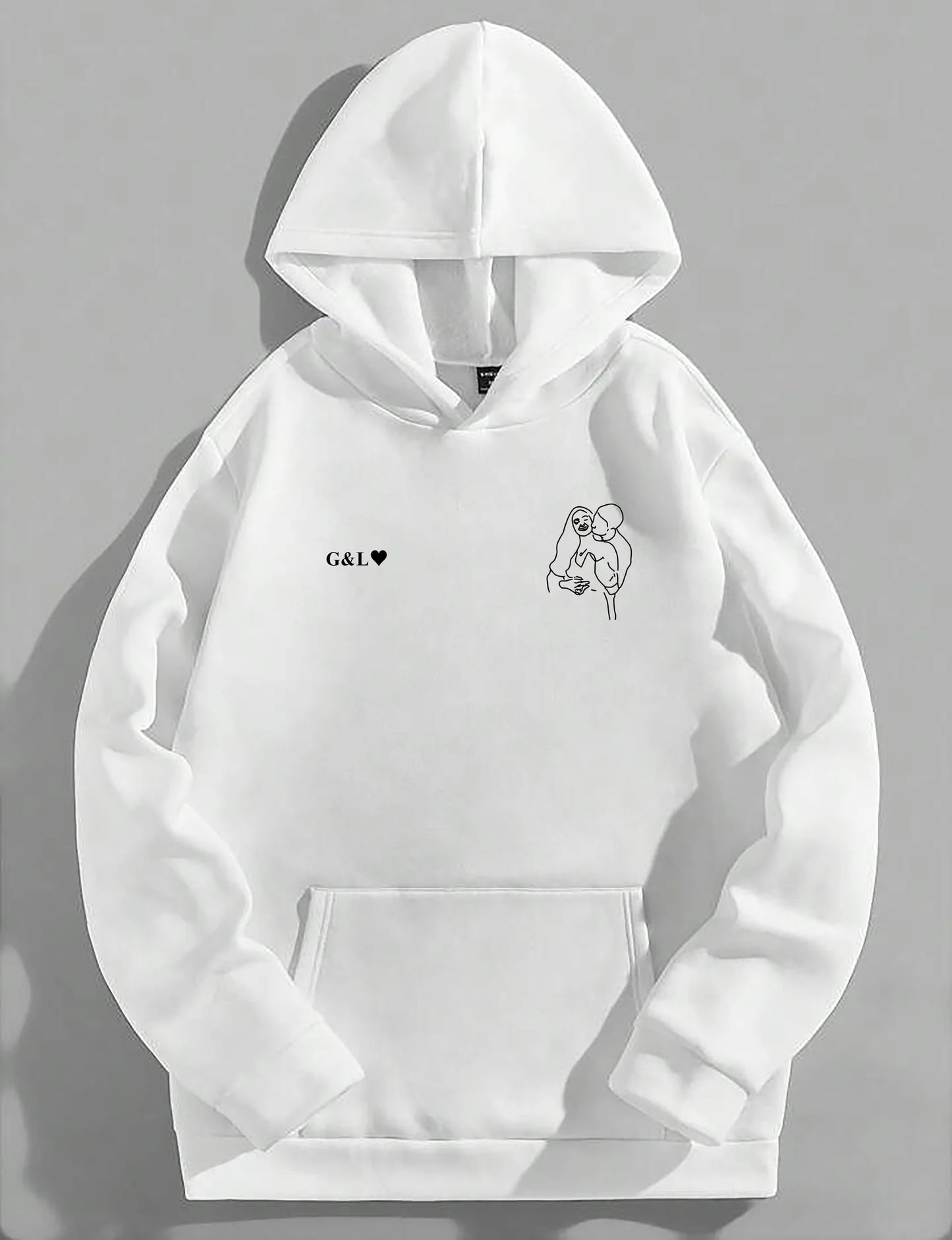 Sweat Col 100% Personnalisable Love