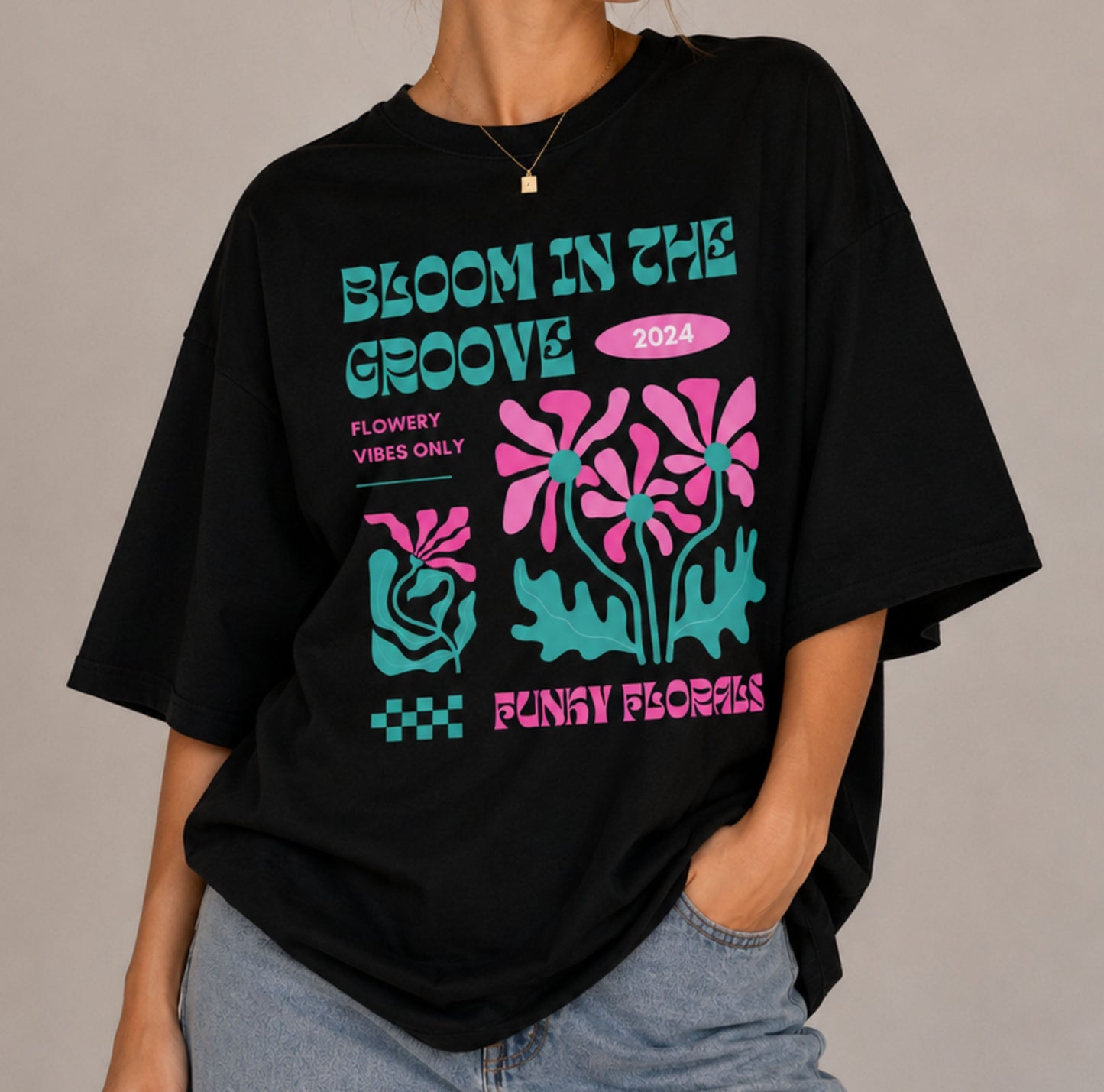 T-shirt Funky Florals