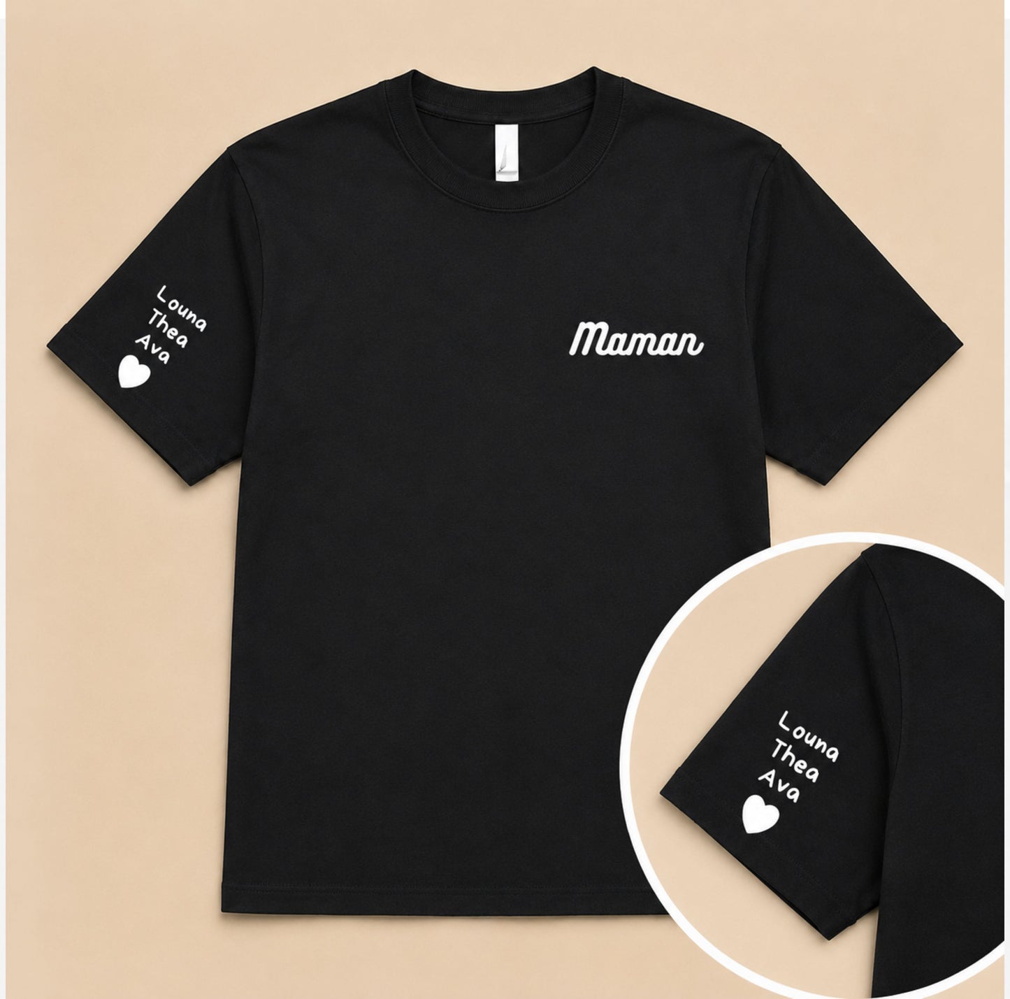T-shirt Maman Personnalisable