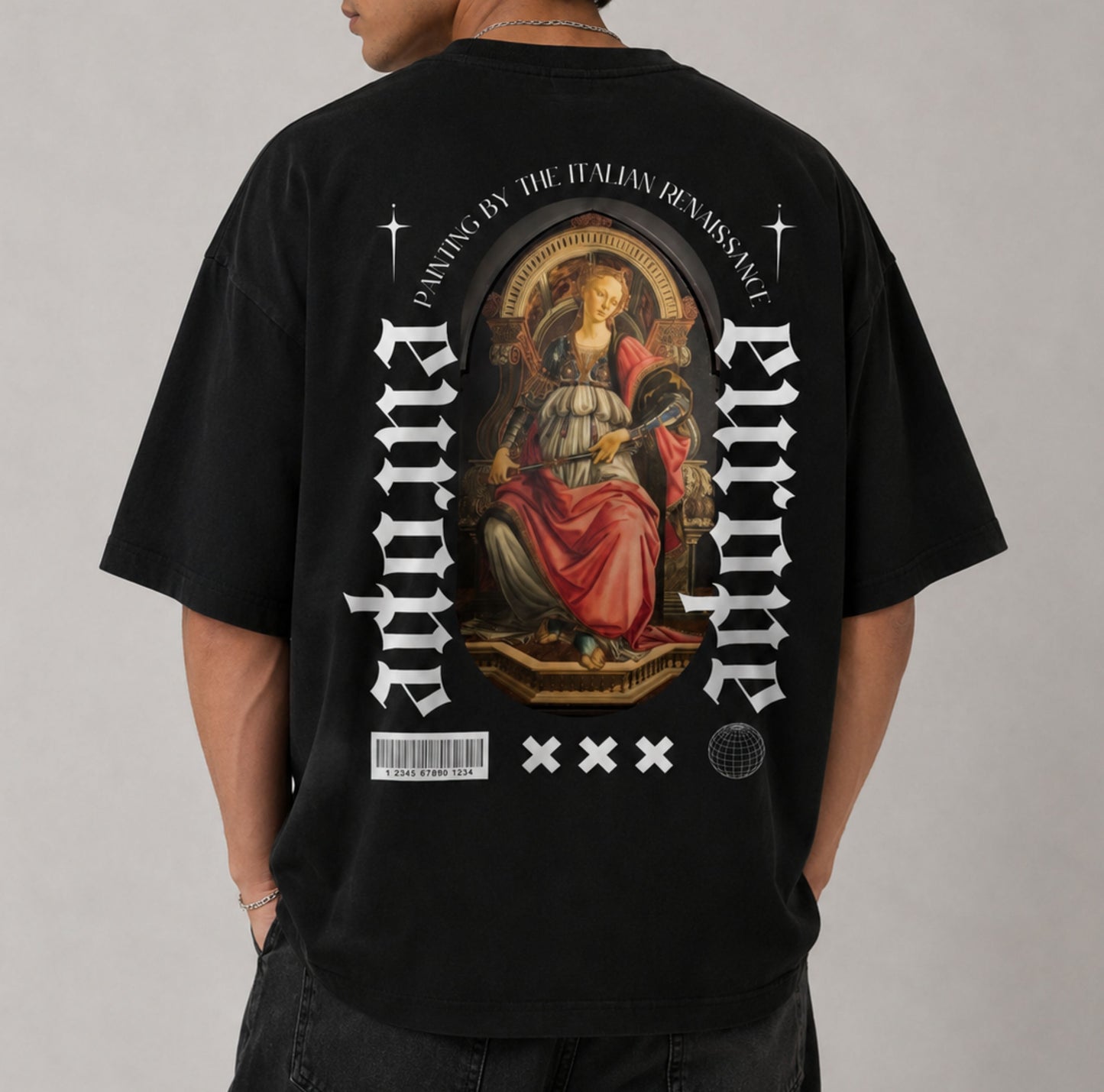 T-shirt oversize Europe