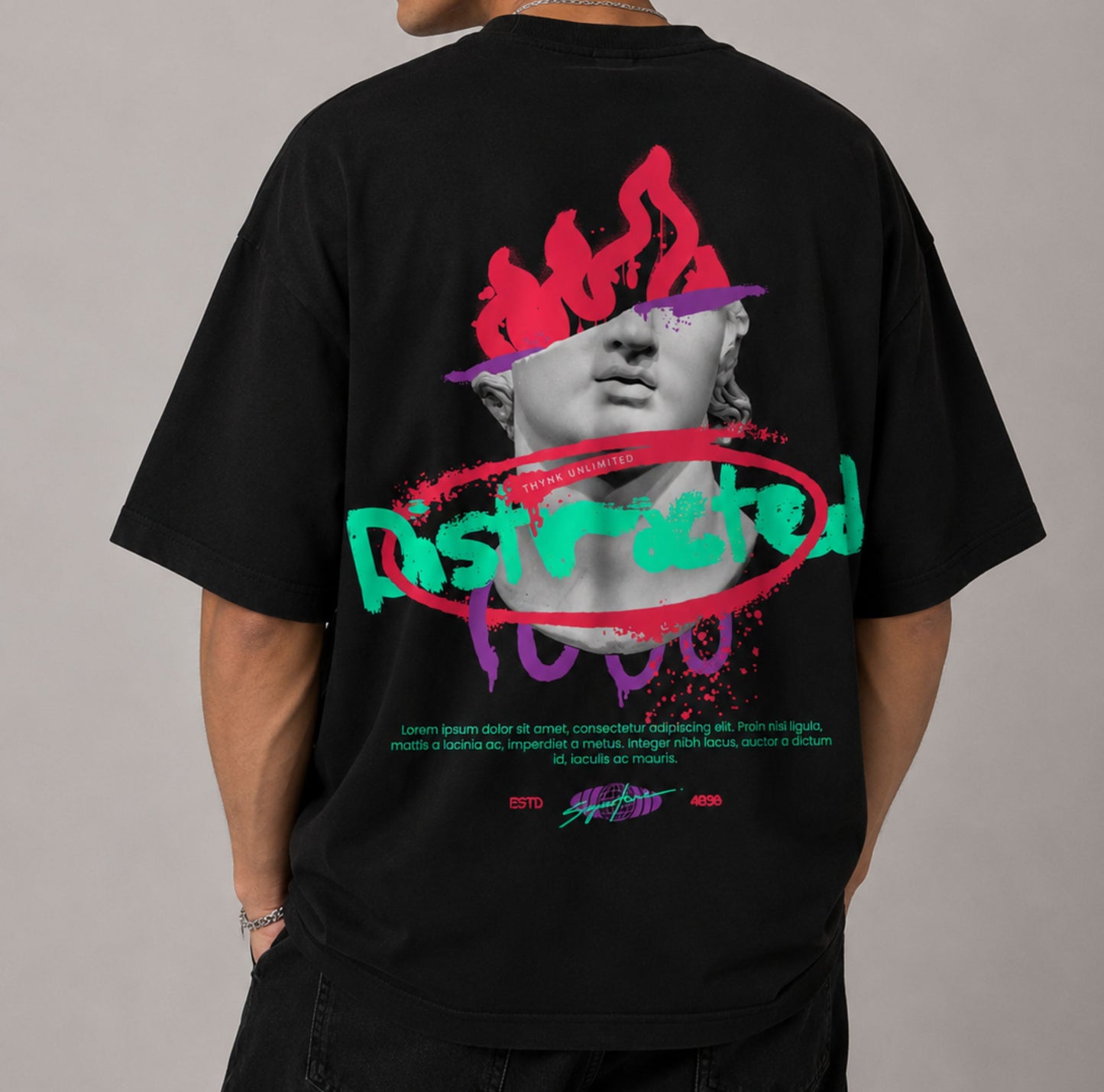 T-shirt oversize Out of Control